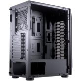 MX410 Mesh -G RGB 385VM70.0004 Case MX410-T/ Mid tower / Mesh side cover / 4pcs of  RGB fan + 2 LED strips