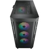 COUGAR | Duoface Pro RGB | PC Case | Mid Tower / TG & Airflow Front Panel / 4 x ARGB Fans / TG Left Panel