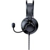 VM410 3H550P53B.0002 Headset VM410 / 53mm Driver/ 9.7mm noise cancelling Mic. / Stereo 3.5mm 4-pole and 3-pole PC adapter/Suspended Headband /Black