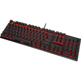 Tastatura Gaming Mecanica Corsair K60 RGB PRO, Switch Cherry Viola, USB, negru