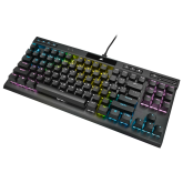 CORSAIR K70 RGB TKL CHAMPION SERIES OPTICAL-MECHANICAL, negru  Full Key (NKRO) with 100% Anti-Ghosting Supported in iCUE Profiles up to 50 Wired Connectivity USB 3.0 or 3.1 Type-A Key Switches CORSAIR OPX Optical-Mechanical
