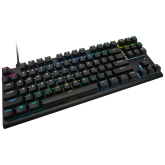 Tastatura Gaming Mecanica CORSAIR K60 PRO TKL RGB TENKEYLESS, Optical, USB 3.0 or 3.1 Type-A, Full Key (NKRO) with 100% Anti-Ghosting, Black