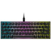 CORSAIR K65 RGB MINI 60% mecanica, negru  Full Key (NKRO) with 100% Anti-Ghosting Supported in iCUE Profiles up to 50 Wired Connectivity USB 3.0 or 3.1 Type-A Key Switches CHERRY MX RED