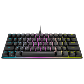 CORSAIR K65 RGB MINI 60% mecanica, negru  Full Key (NKRO) with 100% Anti-Ghosting Supported in iCUE Profiles up to 50 Wired Connectivity USB 3.0 or 3.1 Type-A Key Switches CHERRY MX RED