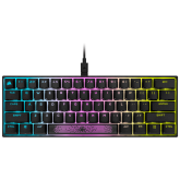 CORSAIR K65 RGB MINI 60% mecanica, negru  Full Key (NKRO) with 100% Anti-Ghosting Supported in iCUE Profiles up to 50 Wired Connectivity USB 3.0 or 3.1 Type-A Key Switches CHERRY MX RED