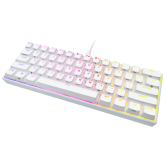CORSAIR K65 MINI 60% mecanica, alb  Full Key (NKRO) with 100% Anti-Ghosting Supported in iCUE Profiles up to 50 Wired Connectivity USB 3.0 or 3.1 Type-A Key Switches CHERRY MX RED