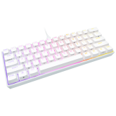 CORSAIR K65 MINI 60% mecanica, alb  Full Key (NKRO) with 100% Anti-Ghosting Supported in iCUE Profiles up to 50 Wired Connectivity USB 3.0 or 3.1 Type-A Key Switches CHERRY MX RED