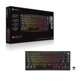 Tastatura Gaming Mecanica CORSAIR K65 PLUS WIRELESS TACTILE 75% RGB, suport iCUE, dimensiune compacta, switch-uri CORSAIR MLX Tactile, conectivitate USB 3.0 sau 3.1 Type-A, autonomie pana la 266 de ore fara led-uri