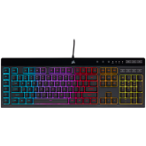 CORSAIR K55 RGB PRO, negru  12-Key Selective with Anti-Ghosting Supported in iCUE Wired Connectivity USB 2.0 Type-A Key Switches RUBBER DOME