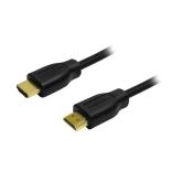 HDMI Cable 1.4, 2x HDMI male, black,  2,0m 