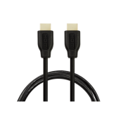 CABLU video LOGILINK, HDMI (T) la HDMI (T) 1.4, 0.2m, conectori auriti, rezolutie maxima 4K (3840 x 2160) la 30 Hz, plastic, dublu ecranaj, negru, 