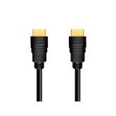 CABLU video LOGILINK, HDMI (T) la HDMI (T) 2.0, 1m, conectori auriti, rezolutie maxima 4K (3840 x 2160) la 60 Hz, plastic, dublu ecranaj, CCS, negru, 