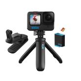 Bundle camera de actiune GoPro H10B, 5.3K60, 23MPProcesor GP2, HyperSmooth 4.0, 8X Slo-Mo, Waterpro 