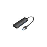 HUB USB Vention, porturi: 4 x USB 3.2 gen 1, micro USB (M), conectare prin USB 3.2 gen 1, rata transfer 5 Gbps, ABS, negru, 