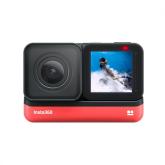 Camera video sport Insta360 ONE 4K Edition, 4K, 360°, Waterproof, HDR, Voice Control, Improved Stablization, AI Editing,capacitate acumulator 1190 mAh, culori negru si rosu