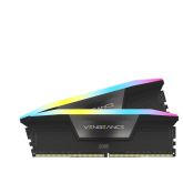 VENGEANCE® RGB 32GB (2x16GB) DDR5 DRAM 5200MHz C40 Memory Kit - Black 