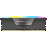 Corsair Vengeance RGB 64GB (4x16GB), DDR5, 5600MHz, CL36, 4x16GB, 1.25V Intel XMP, Negr 