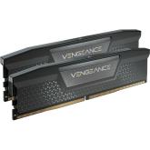 Memorie RAM CORSAIR VENGEANCE 32GB (2x16) DDR5, 6000MHz, CL38, 1.35V, XMP 3.0, negru, Kit of 2