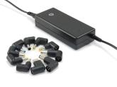 CONCEPTRONIC CNB90 Universal Laptop Charger 90W incl. 10 Charging Tips, 131.75 × 57.55 × 32 mm