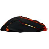 CANYON Hazard GM-6 Optical gaming mouse, adjustable DPI setting 800/1600/2400/3200/4800/6400, LED backlight, moveable weight slot and retractable top cover for comfortable usage, Black rubber, cable length 1.70m, 137*90*42mm, 0.154kg(replacement)