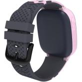 Kids smartwatch, 1.44 inch colorful screen, GPS function, Nano SIM card, 32+32MB, GSM(850/900/1800/1900MHz), 400mAh battery, compatibility with iOS and android, Pink, host: 52.9*40.3*14.8mm, strap: 230*20mm, 42g