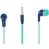 CANYON EPM-02 Stereo Earphones with inline microphone, Green+Blue, cable length 1.2m, 20*15*10mm, 0.013kg