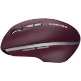CANYON mouse MW-21 BlueLED 7buttons Wireless Burgundy Red