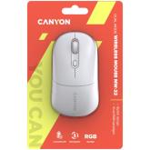 CANYON mouse MW-22 2in1 BT/ Wireless Snow White