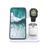 CANYON WS-302 3in1 Wireless charger, with touch button for Running water light, Input 9V/2A, 12V/2A, Output 15W/10W/7.5W/5W, Type c to USB-A cable length 1.2m, 137*103*140mm, 0.22Kg, White