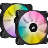 VENTILATOR Corsair, pt carcasa PC, 140 mm, 1200 rpm, LED RGB, 2 ventilatoare, 