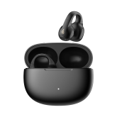 CASTI Edifier, wireless, intraauriculare - butoni, design cu clips, pt smartphone, microfon pe casca, conectare prin Bluetooth 5.4, negru, USB-C, IP56, 