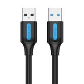 Cablu USB Vention, USB 3.0 (T) la USB 3.0 (T), 1m, 5 Gbps, PVC, negru, 