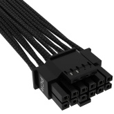 Corsair Cablu 12+4pin, PCIe Gen 5, 12VHPWR, 600W, Type 4, fire invelite individual, Negru 