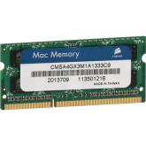 Memorie RAM SODIMM Corsair Mac Memory 4GB, DDR3, CL9, 1333MHz