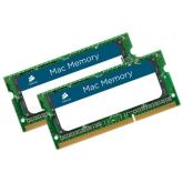 Memorie RAM notebook Corsair, SODIMM, DDR3, 8GB (2x4GB), CL9, 1333 Mhz