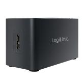 HUB extern LOGILINK, porturi USB: USB 3.0 x 3, conectare prin USB 3.0, alte porturi: SD, MicroSD, M2, MS Duo/Pro, CF, negru, 