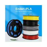 CREALITY ENDER PLA 3D Printer Filament, Grey, 250g Printing temperature: 200, Filament diameter: 1.75mm, Tensile strength: 60MPa , hole diameter 56mm.