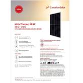 Panou Solar Fotovoltaic Monocristalin HiKu7 Mono PERC CS7L-595MS, 595W, 2172x1303x35mm, IP68, 120 celule [2X(10X6)]