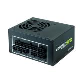 SURSA CHIEFTEC 550 (real), SFX (incl. bracket ATX), modulara, fan 8cm, certificare 80PLUS Gold, 1x CPU 8, 2x PCI-E (6+2), 4x SATA 