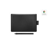 Tableta grafica One by Wacom 2 Small, dimensiune 210x146x8.7mm, suprafata activa 152x95mm, rezolutie 2540 lpi, nivele de presiune 2048, fara multi touch, compatibilitate Windows 7 sau variante mai noi, OS X 10.10 sau variante mai noi, Chrome OS 87 sau var