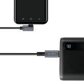 CABLU alimentare si date LOGILINK, pt. smartphone, USB 2.0, USB Type-C (T) la USB Type-C (T) la  90 grade, 2m, PD 100W, 2 x ecranat, plastic, negru, 
