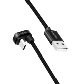 CABLU alimentare si date LOGILINK, pt. smartphone, USB 2.0, USB Type-C (T) la USB-A (T) la 180 grade, 1m, 2 x ecranat, aluminiu, negru, 