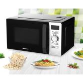 CUPTOR CU MICROUNDE HEINNER HMW-D2060BK, CAPACITATE 20L, CONTROL DIGITAL, DISPLAY LED, PUTERE CUPTOR 700W, 5 TREPTE DE PUTERE, 8 PROGRAME DE GATIRE AUTOMATE, TIMER, TIMP MAXIM DE GATIRE 60 MIN, FUNCTIE DECONGELARE, SEMNAL SONOR LA FINALIZAREA PROGRAMULUI,