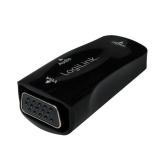 ADAPTOR video LOGILINK, HDMI (M) la VGA (M), rezolutie maxima Full HD (1920 x 1080) la 30 Hz, black, 