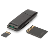 DIGITUS USB 2.0 SD/Micro SD Cardreader for SD SDHC/SDXC and TF Micro-SD cards 