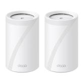 TP-LINK DECO BE65(2-PACK) Sistem Mesh WI-FI 7, BE9300, TRI-BAND, Standarde wireless: IEEE 802.11be/ax 6 GHz, IEEE 802.11be/ax/ac/n/a 5 GHz, IEEE 802.11ax/n/b/g 2.4 GHz, Viteze wireless: BE9300 6 GHz: 5760 Mbps (802.11be), 5 GHz: 2880 Mbps (802.11be), 2.4 
