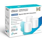 TP-Link AX3000 whole home mesh Wi-Fi 6 System, Deco X50(3-pack); Dual- Band, Standarde Wireless: IEEE 802.11ax/ac/n/a 5 GHz, IEEE 802.11ax/n/b/g 2.4 GHz, viteza wireless: 5 GHz: 2402 Mbps, 2.4 GHz: 574 Mbps, 2 x antene interne, 2×2 MU-MIMO, Mod Router, Mo