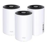 TP-Link AX6000 whole home mesh Wi-Fi 6 System, Deco X80(3-pack); Dual- Band, Standarde Wireless: IEEE 802.11ax/ac/n/a 5 GHz, IEEE 802.11ax/n/b/g 2.4 GHz, viteza wireless: 5 GHz: 4804 Mbps, 2.4 GHz: 1148 Mbps, Locuințe cu 4-7+ camere, 4×4 MU-MIMO, interfat