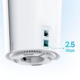 TP-Link AX6600 whole home mesh Wi-Fi 6 System, Deco X90(1-pack);  Standarde Wireless: IEEE 802.11ax/ac/n/a 5 GHz, IEEE 802.11ax/n/b/g 2.4 GHz, 1.5 GHz Quad-Core CPU, 1× 2.5 Gbps Port, 1× Gigabit Port, 4×4 MU- MIMO, WiFi Speeds: 5 GHz: 4804 Mbps (802.11ax,