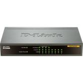 Switch D-Link DES-1008PA, 8 porturi 10/100Mbps,  4 porturi PoE 802.3af, desktop, fara management